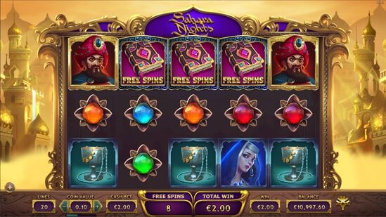 Sahara Nights Slot Machine