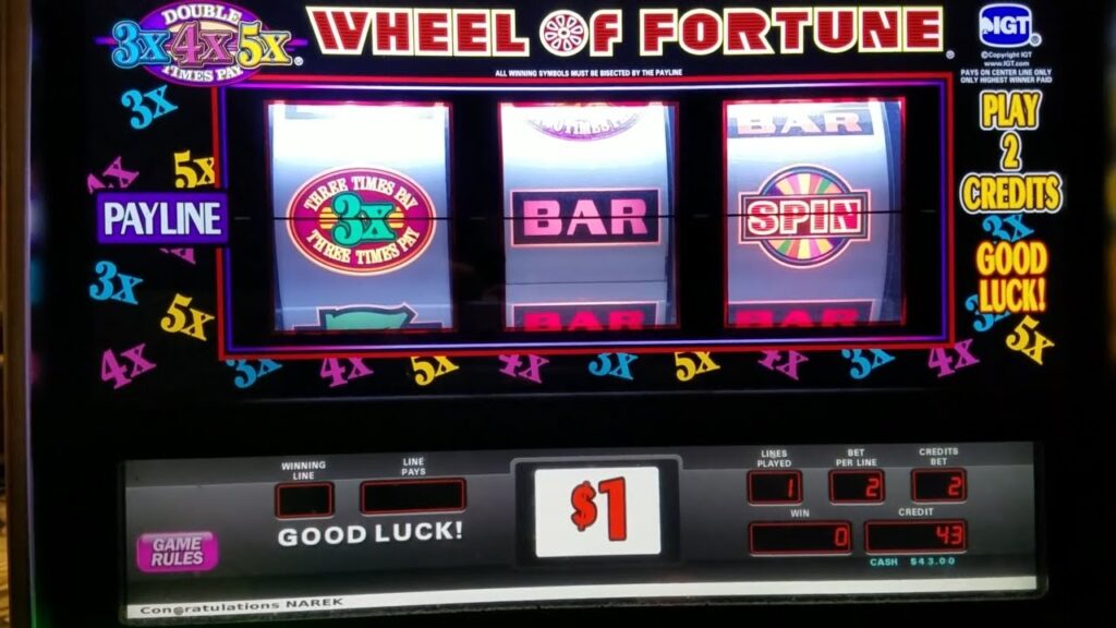 how to play wheel of fortune slot machine